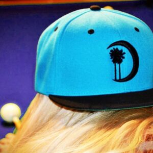 Teal and Black Snapback